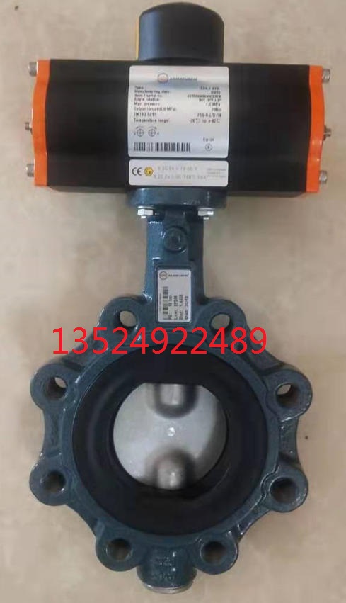德国EBRO Z011-A型气动软密封蝶阀